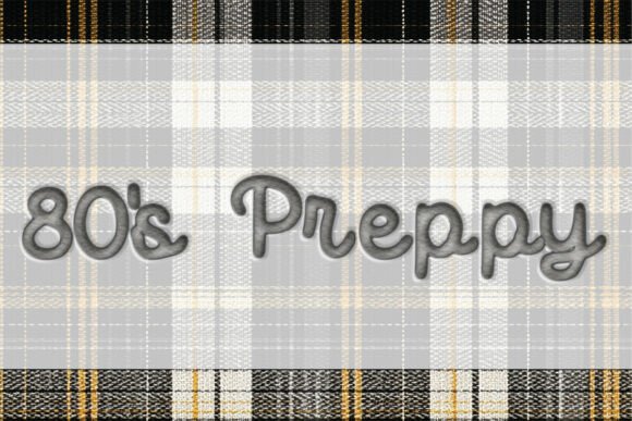 80s Preppy: A Retro Typeface for Modern Editors