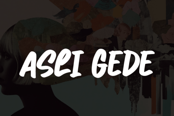 Asli Gede Typeface: Elevating Small Business Branding