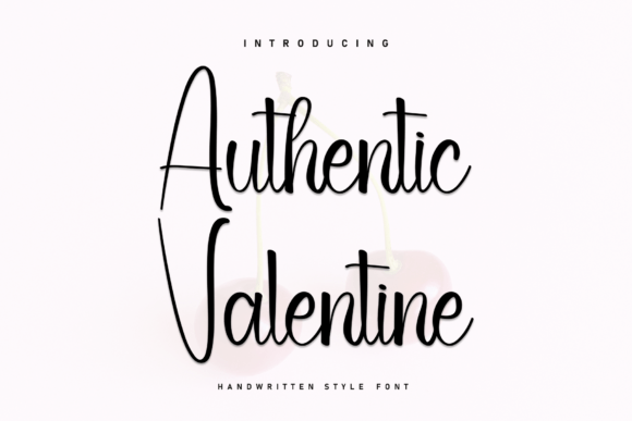 Authentic Valentine: A Handwritten Font for Web Design