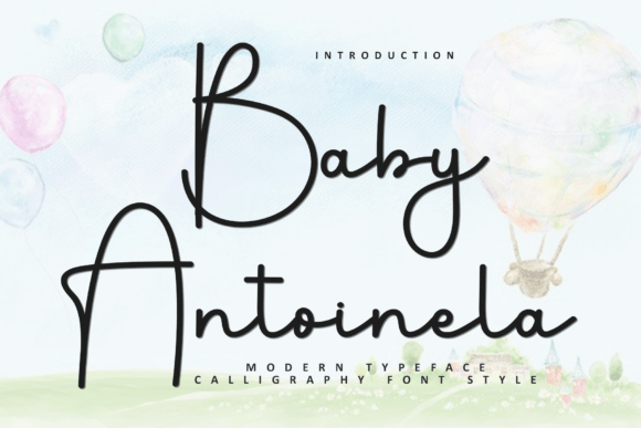 Baby Antoinela: A Festive Typeface for Editorial Design