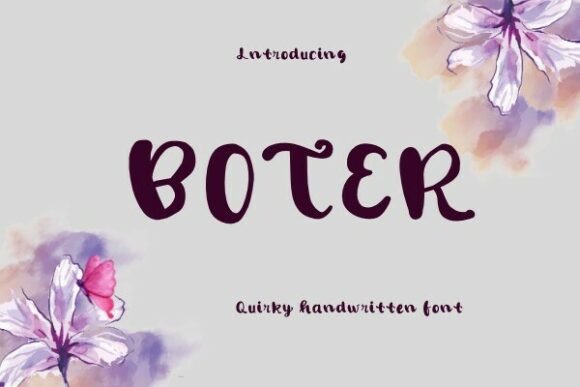 Boter: The Handwritten Font That Elevates Your Brand