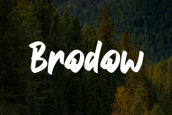 Brodow: A Modern Typeface for Digital Design
