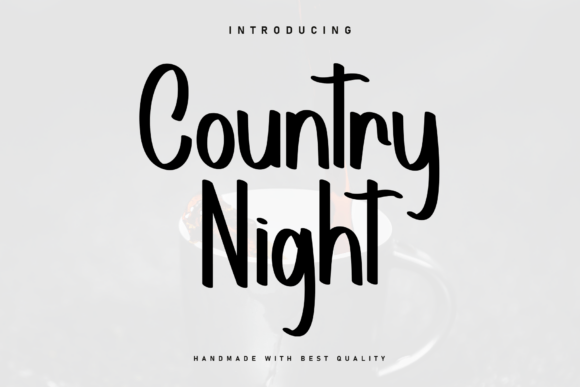 Country Night Font: Elevate Your Brand Visuals
