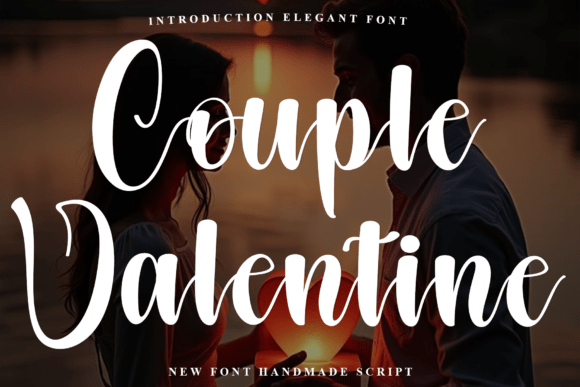 Couple Valentine Typeface for Festive Campaigns