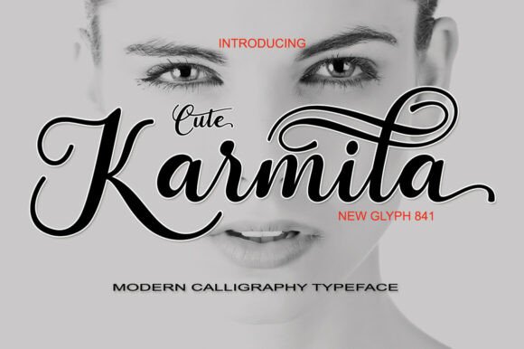 Cute Karmila: A Modern Script Font for Web Design