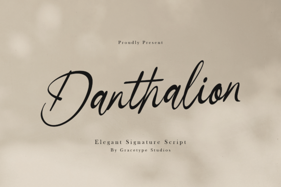 Danthalion: A Premium Script Font for Web Design
