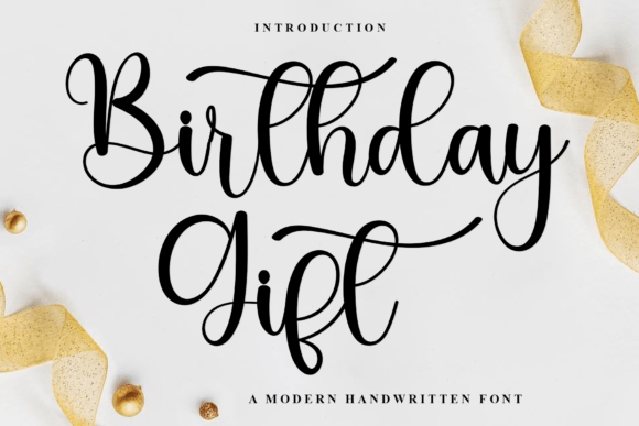 Designing With Birthday Gift: A Playful Script Typeface for Web