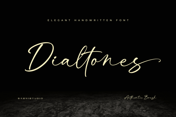 Dialtones: A Handwritten Typeface for Modern Brands