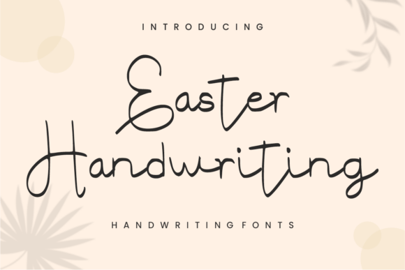 Easter Handwriting Font for Polished Branding