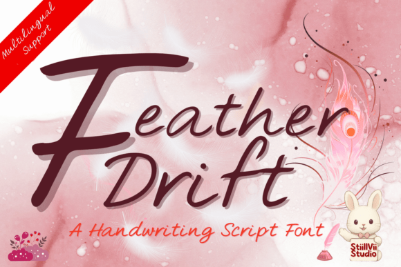 Feather Drift: A Graceful Script Font for Branding