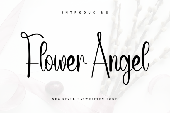 Flower Angel Font Review for Campaign Design