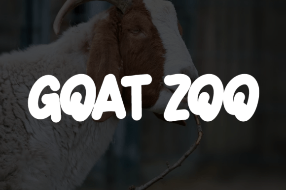 Goat Zoo: A Modern Typeface for Bold Campaigns