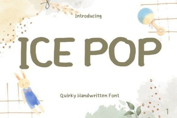 Icepop: A Handwritten Font for Makers