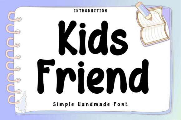 Kids Friend: A Fluid Script Font for Modern Web Design
