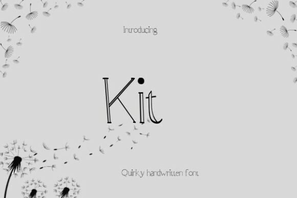 Kit Font: The Handwritten Typeface for Crafters
