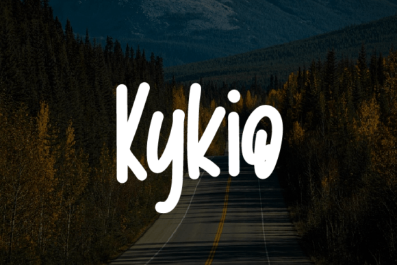 Kykio Typeface: A Modern Script for Editorial Design