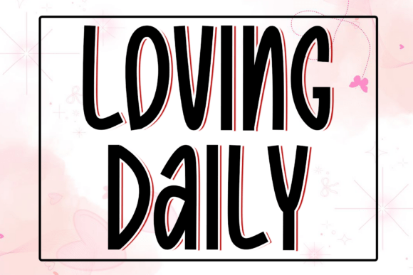 Loving Daily: A Fluid Script Font for Modern Web Design