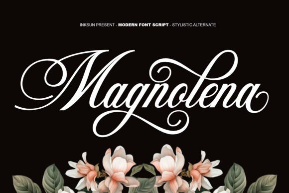 Magnolena Typeface: Elevating Brand Identity with Modern Script