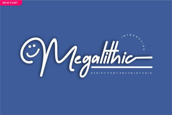 Megalithic: A Bold Script Typeface for Branding