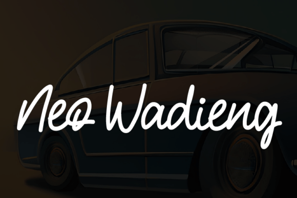 Neo Wadieng: A Modern Typeface for Digital Elegance