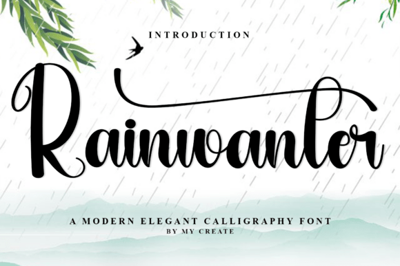 Rainwanter Font: A Warm Typeface for Friendly Brands