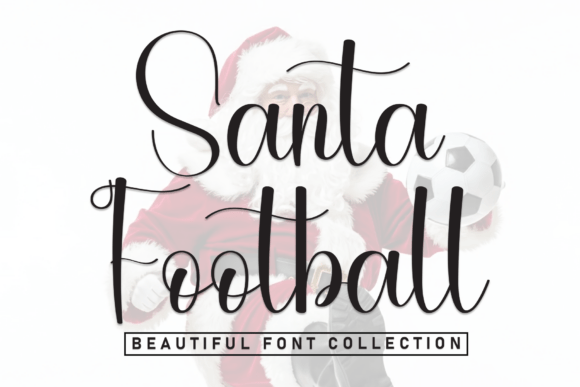 Santa Football: A Hand-Drawn Display Font for Web Design