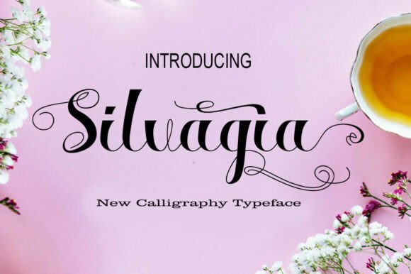 Silvagia: A Handwritten Font for Crafters