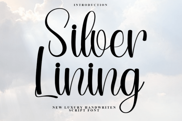 Silver Lining: A Warm Script Font for Editorial Design