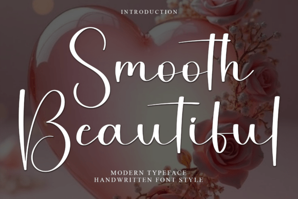 Smooth Beautiful: A Festive Script Font for Makers