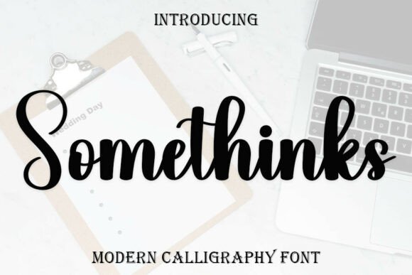 Somethinks: A Handwritten Font for Makers