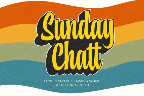 Sunday Chatt: The Script Font for Scroll-Stopping Brand Visuals