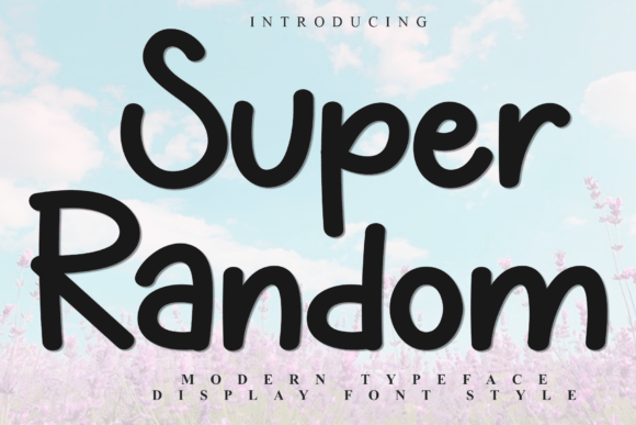 Super Random Typeface for Festive Web Design