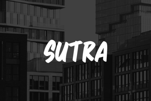 Sutra Typeface: A Modern Script for Editorial Design