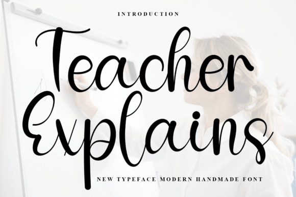 Teacher Explains: A Festive Typeface for Clear Campaigns