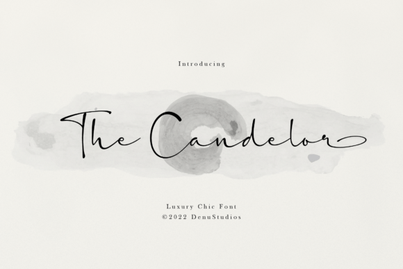 The Candelor Font for Elegant Crafts