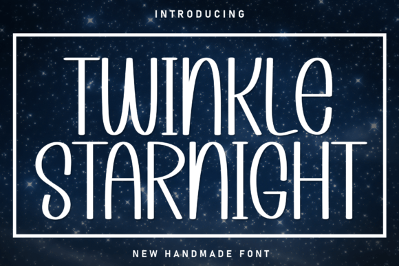 Twinkle Starnight: A Magical Display Font for Web Design