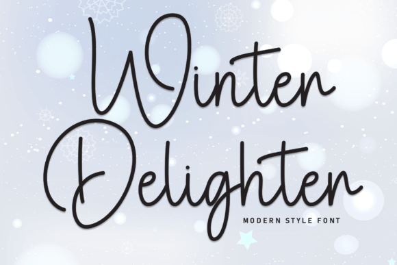 Winter Delighter Font: Warmth for Campaigns